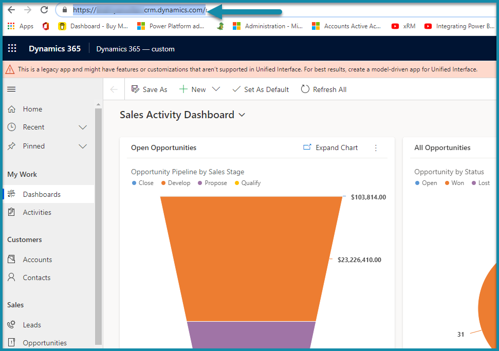 Calling MS Dynamics CRM API from Postman