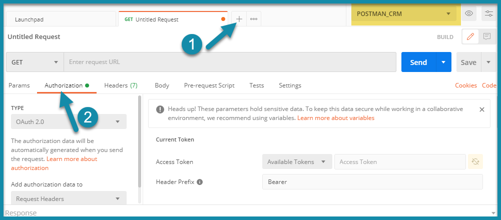 Calling MS Dynamics CRM API from Postman