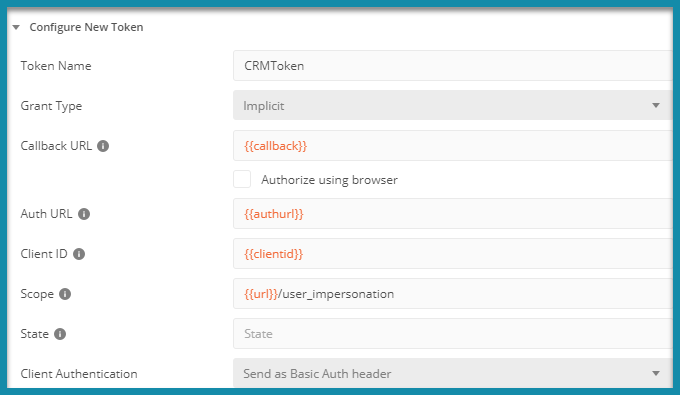 Calling MS Dynamics CRM API from Postman